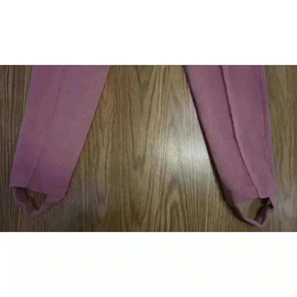 NWT Andrea Jovine All Pure Wool Pink Stirrup Pants, Size S - Picture 2 of 16